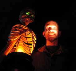 Me and a skeleton